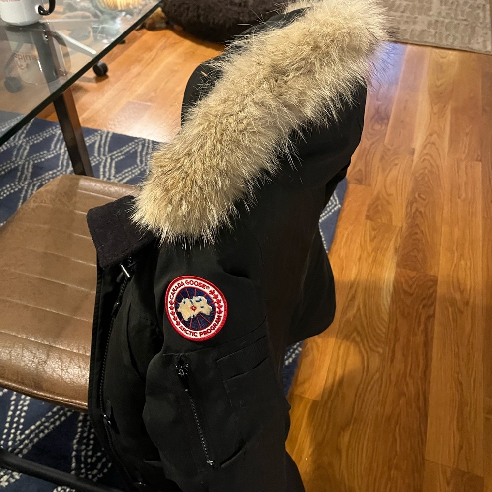 Canada Goose Black Jacket with Fur Hood
